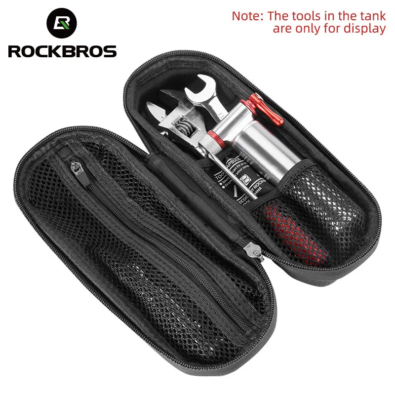 ROCKBROS Bicycle Repair Tools Kit Bag Bike Tool Set Wrench Tire Patch Levers Inflator