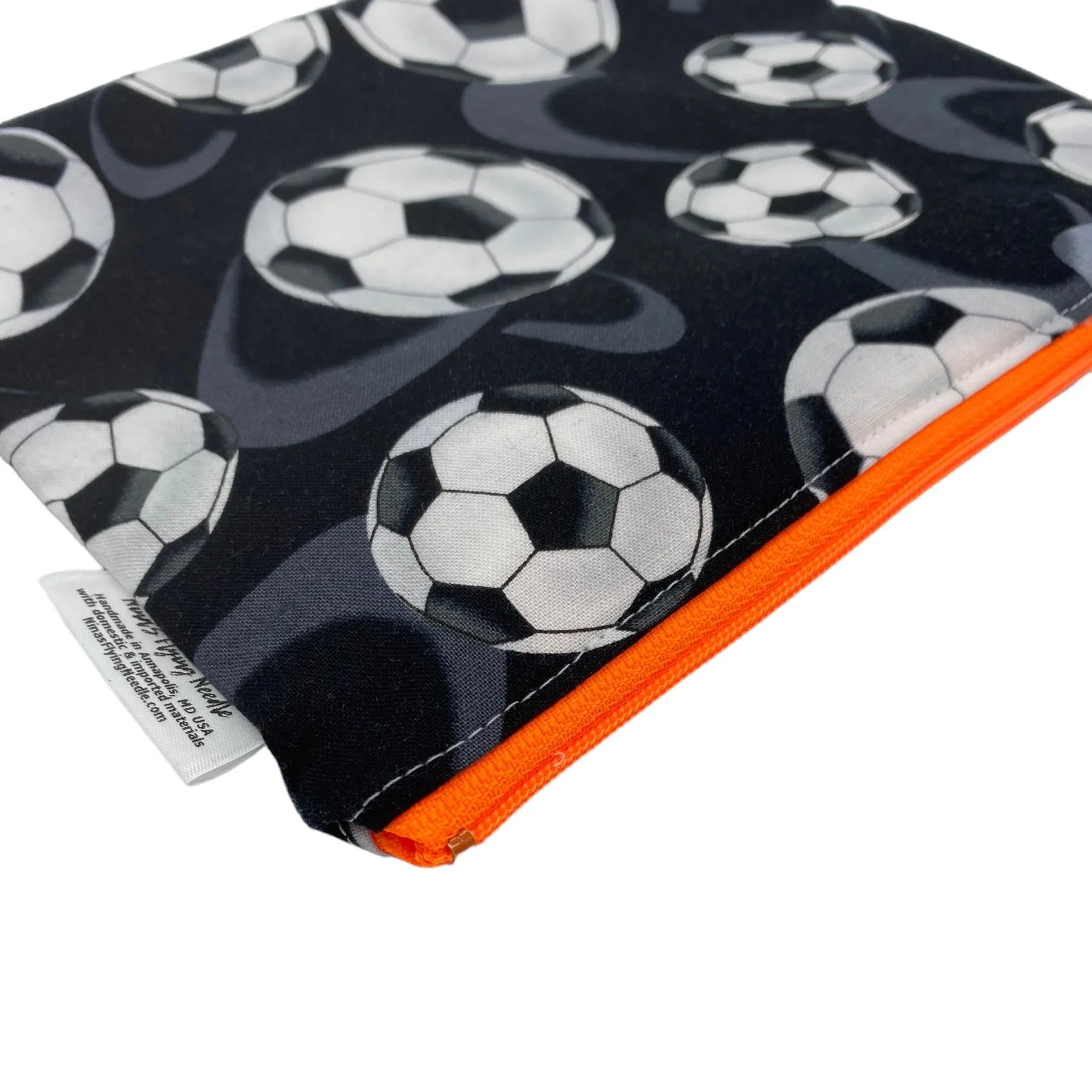 Sandwich Sized Reusable Zippered Bag Soccer Balls