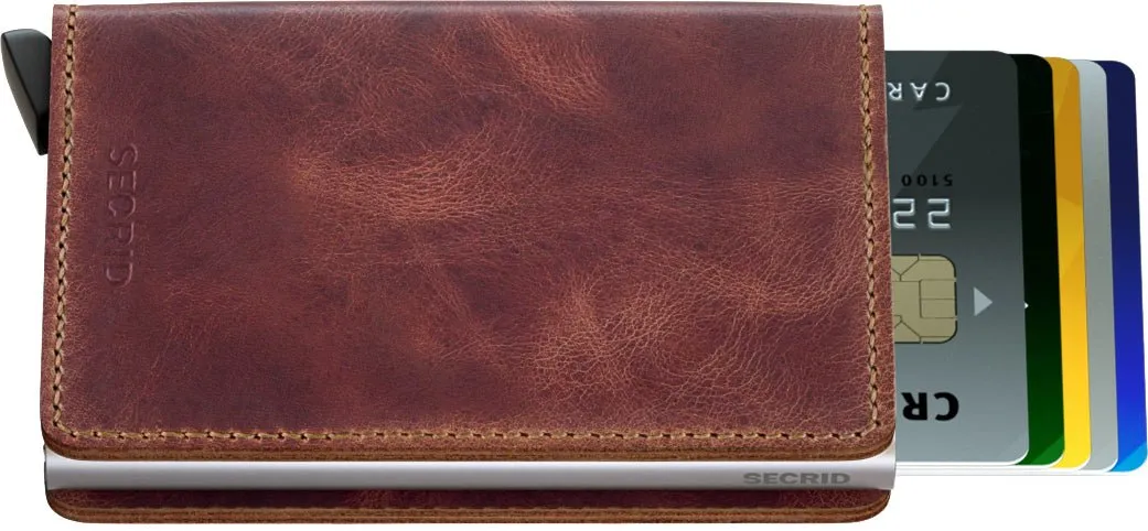 Secrid Slim Wallet Vintage Brown