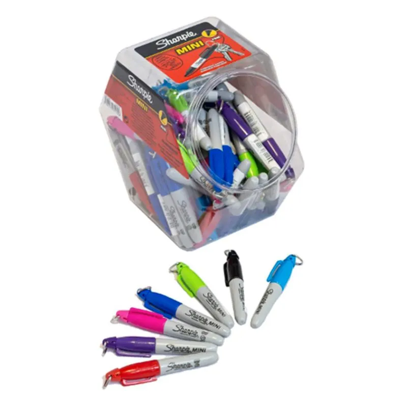 Sharpie Fine Tip Mini Permanent Marker Assorted 72 Pieces