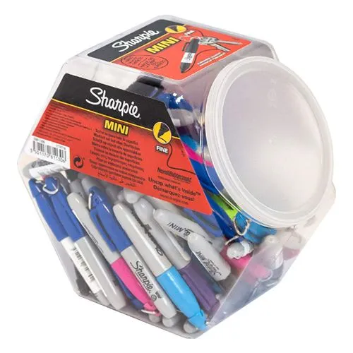 Sharpie Fine Tip Mini Permanent Marker Assorted 72 Pieces