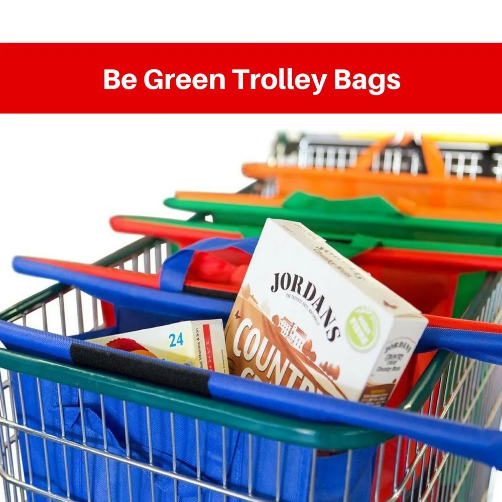 Shoppy Be Green Trolley Shopping Bags (Set of 4)