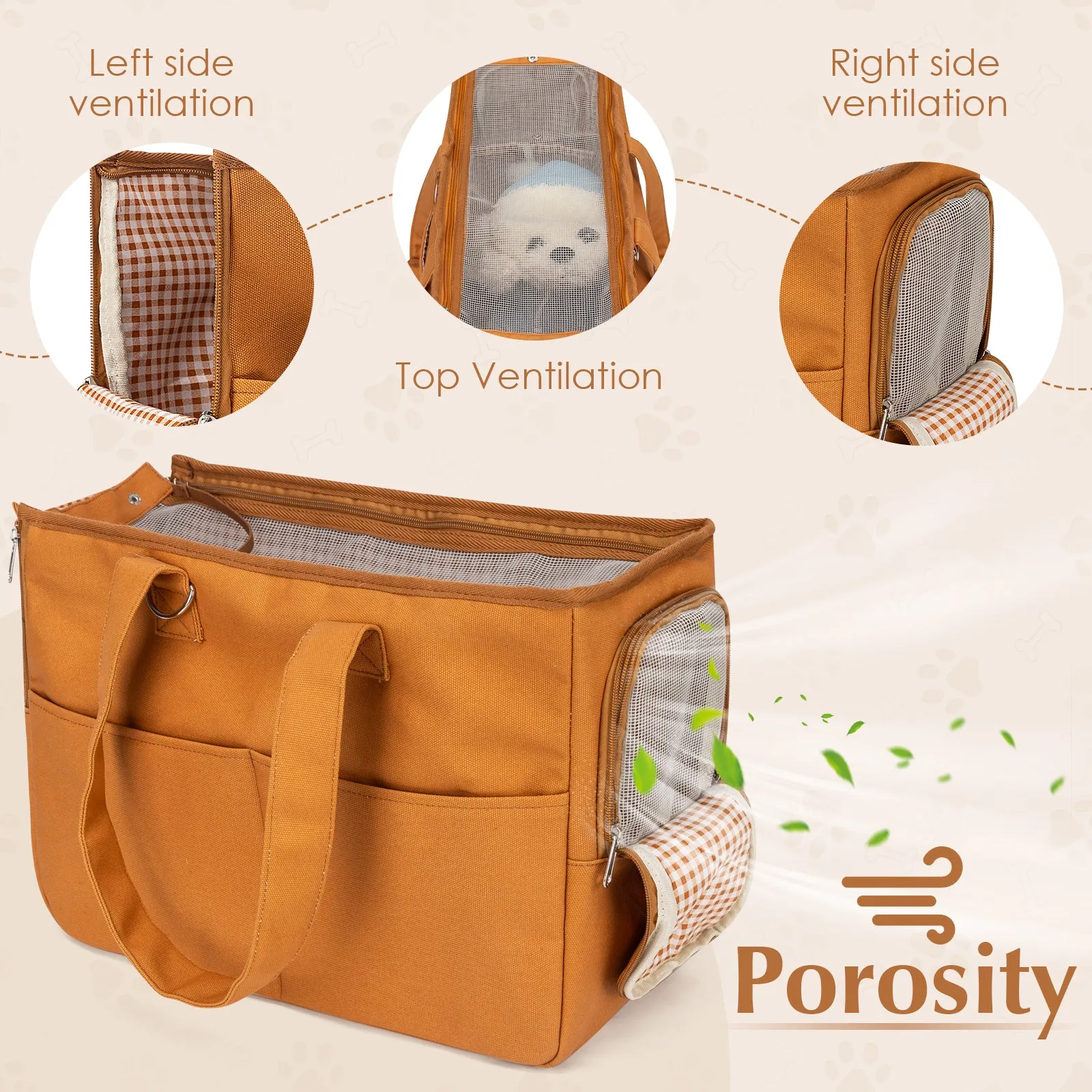 Small Dog Carriers Tote bag Dogs Portable Pet Carrier bag