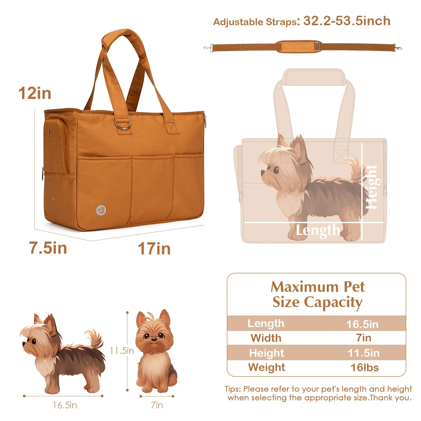 Small Dog Carriers Tote bag Dogs Portable Pet Carrier bag