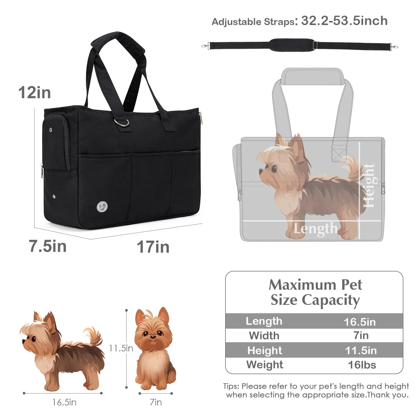 Small Dog Carriers Tote bag Dogs Portable Pet Carrier bag