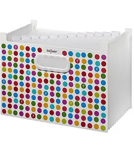 Snopake 13 Part Polka Dot Desk Expander