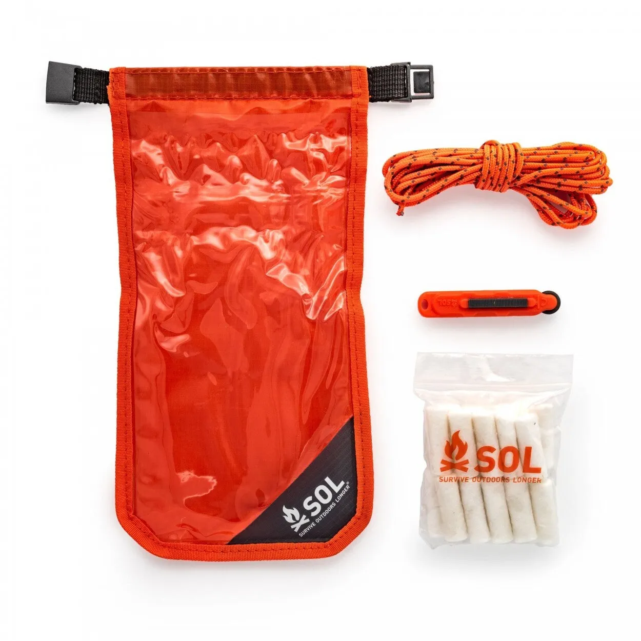 SOL Fire Lite Fire Starting Kit In Dry Bag