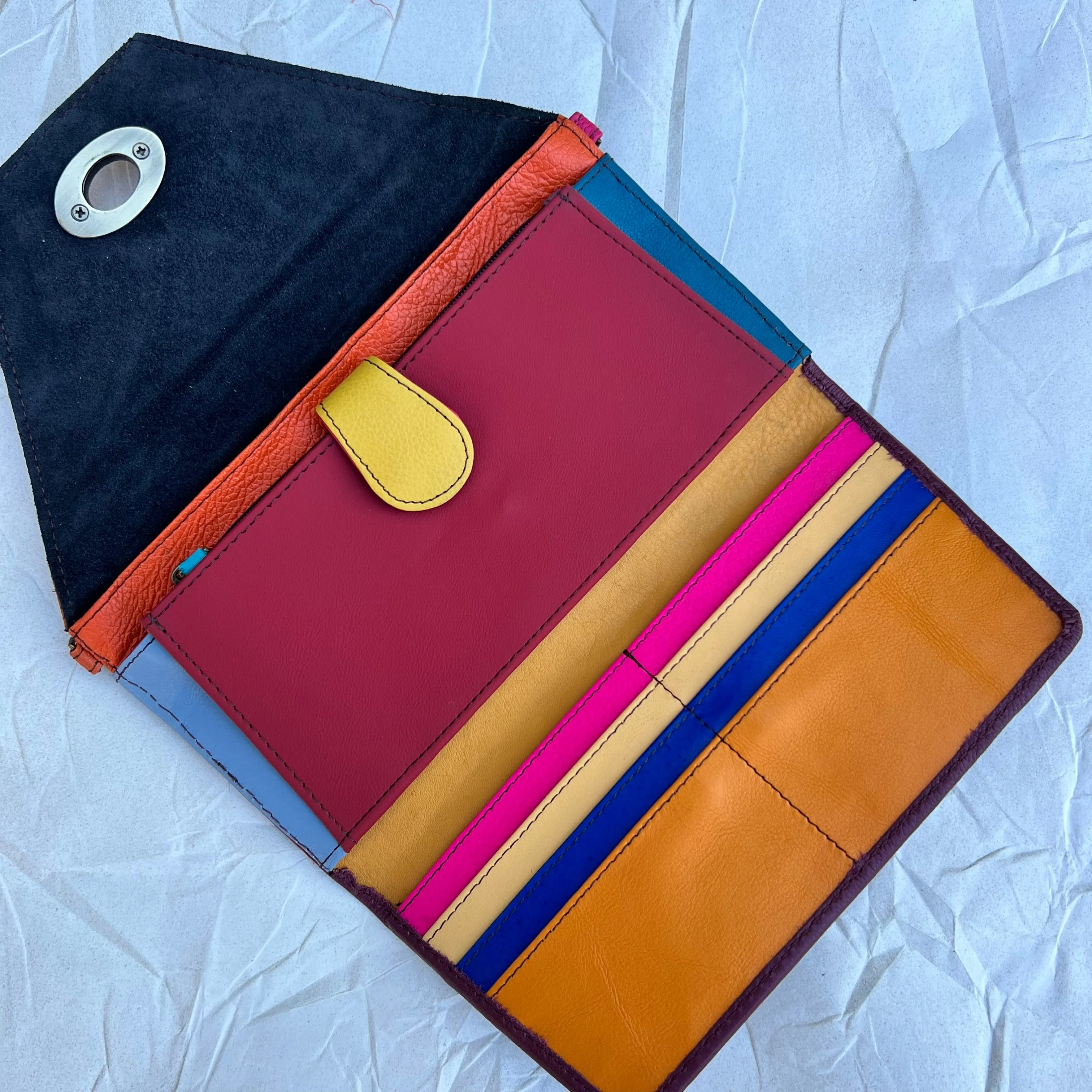 Soruka - Secret Clutch, Maroon & Mango