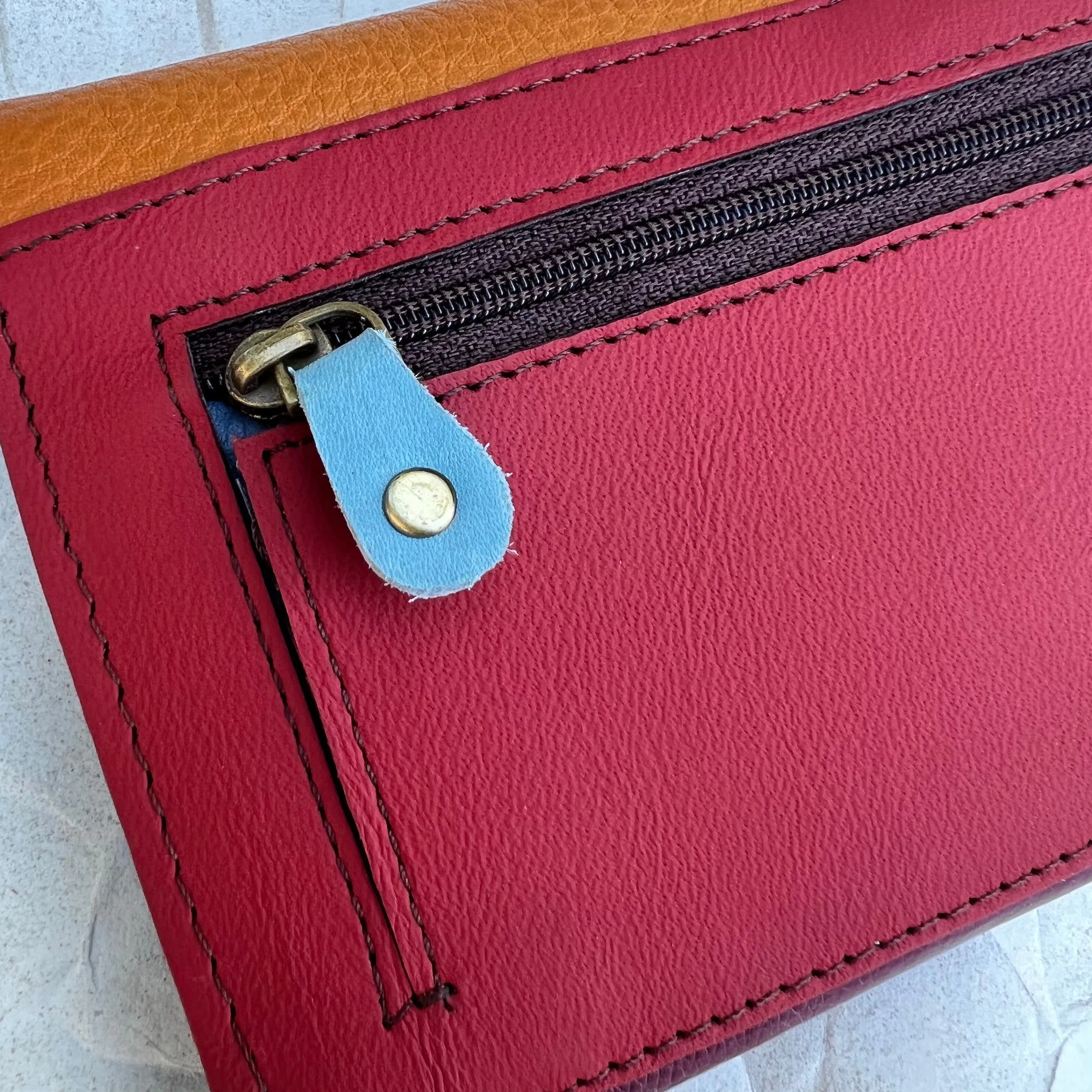 Soruka - Secret Clutch, Maroon & Mango