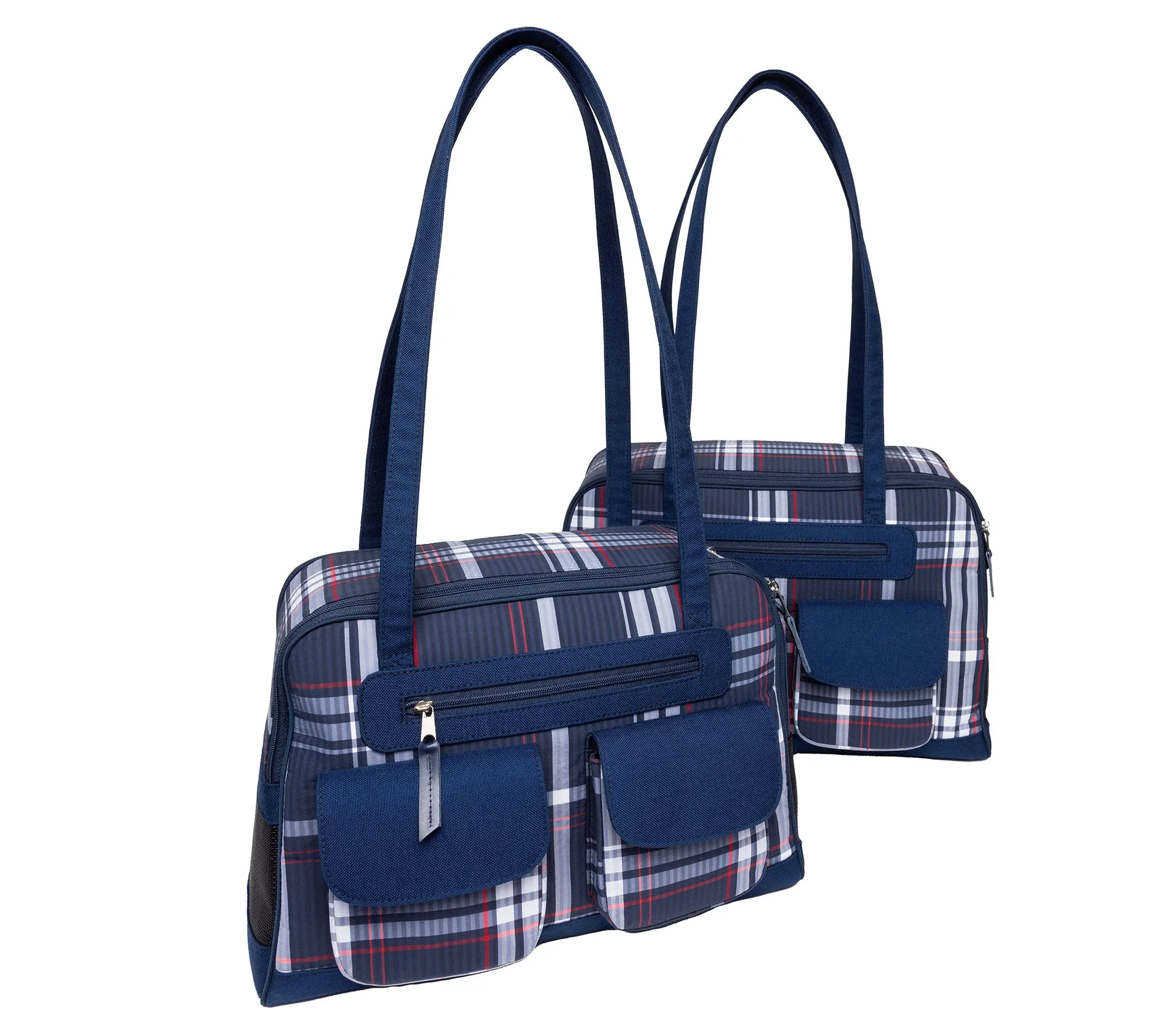 Spring/Summer - Blue Plaid Nylon Carrier