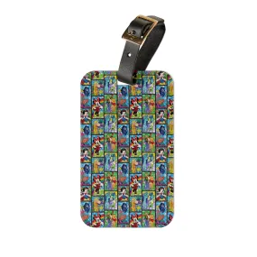 Stained Glass Characters Luggage Tag