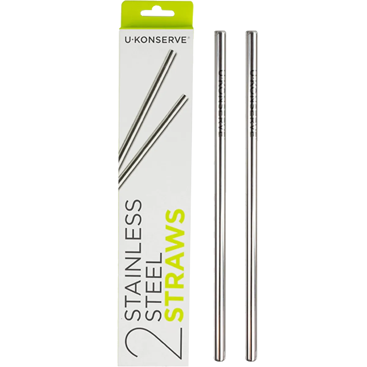 Stainless Steel Straws 2-Pack