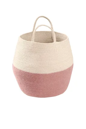 STORAGE BASKET ZOCO ASH ROSE