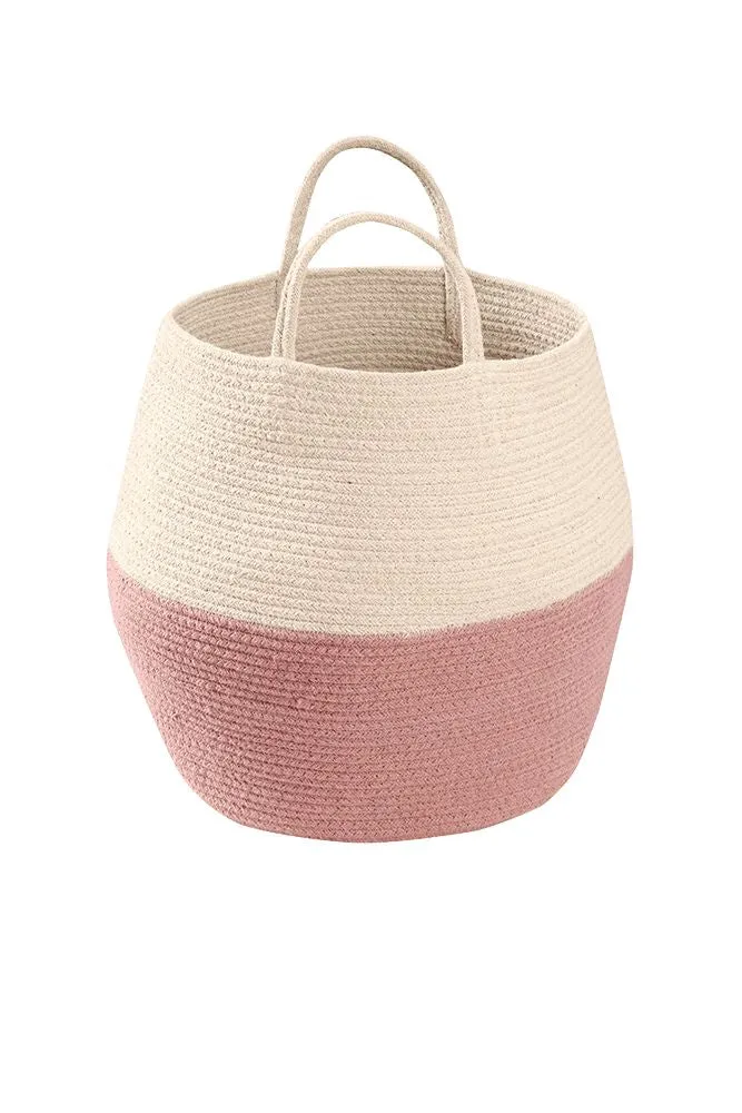 STORAGE BASKET ZOCO ASH ROSE