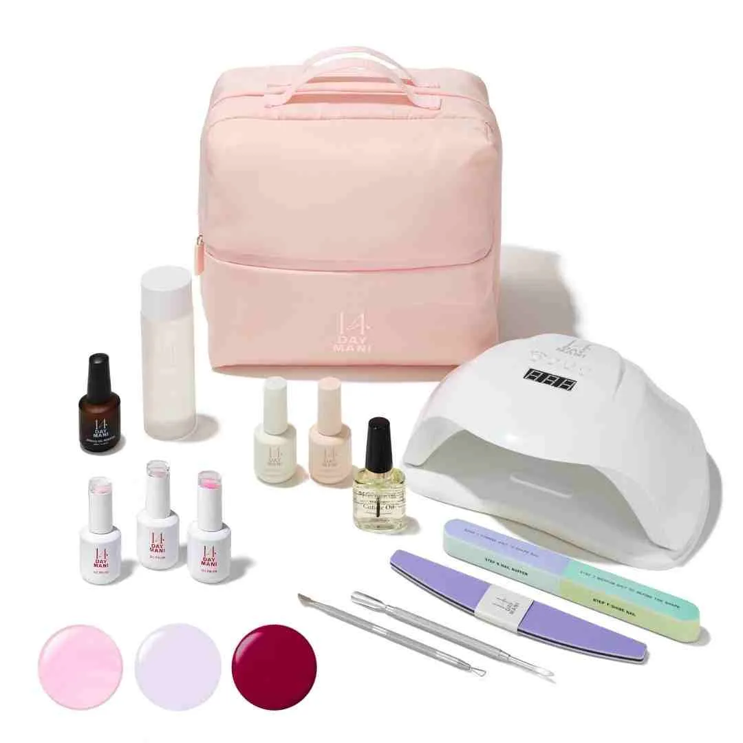 Sugar Plum Fairy At-Home Gel Polish Vanity Bag Kit