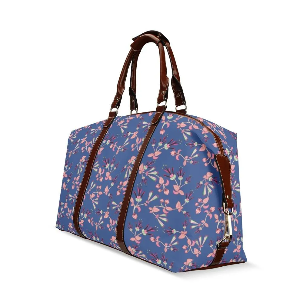 Swift Floral Peach Blue Classic Travel Bag