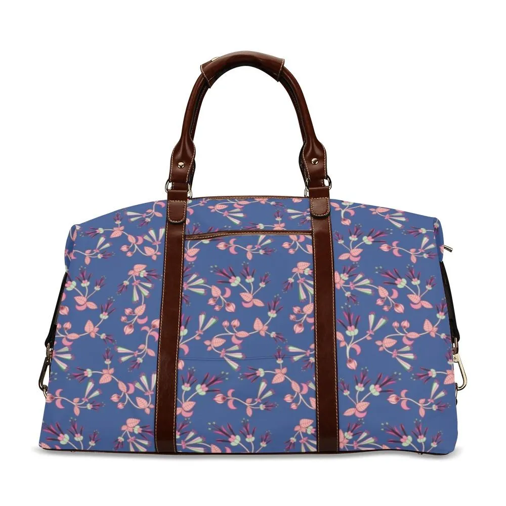 Swift Floral Peach Blue Classic Travel Bag