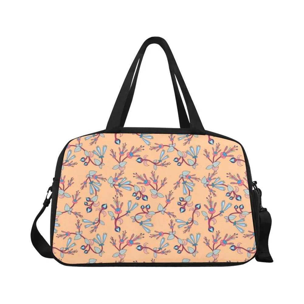 Swift Floral Peache Fitness Handbag