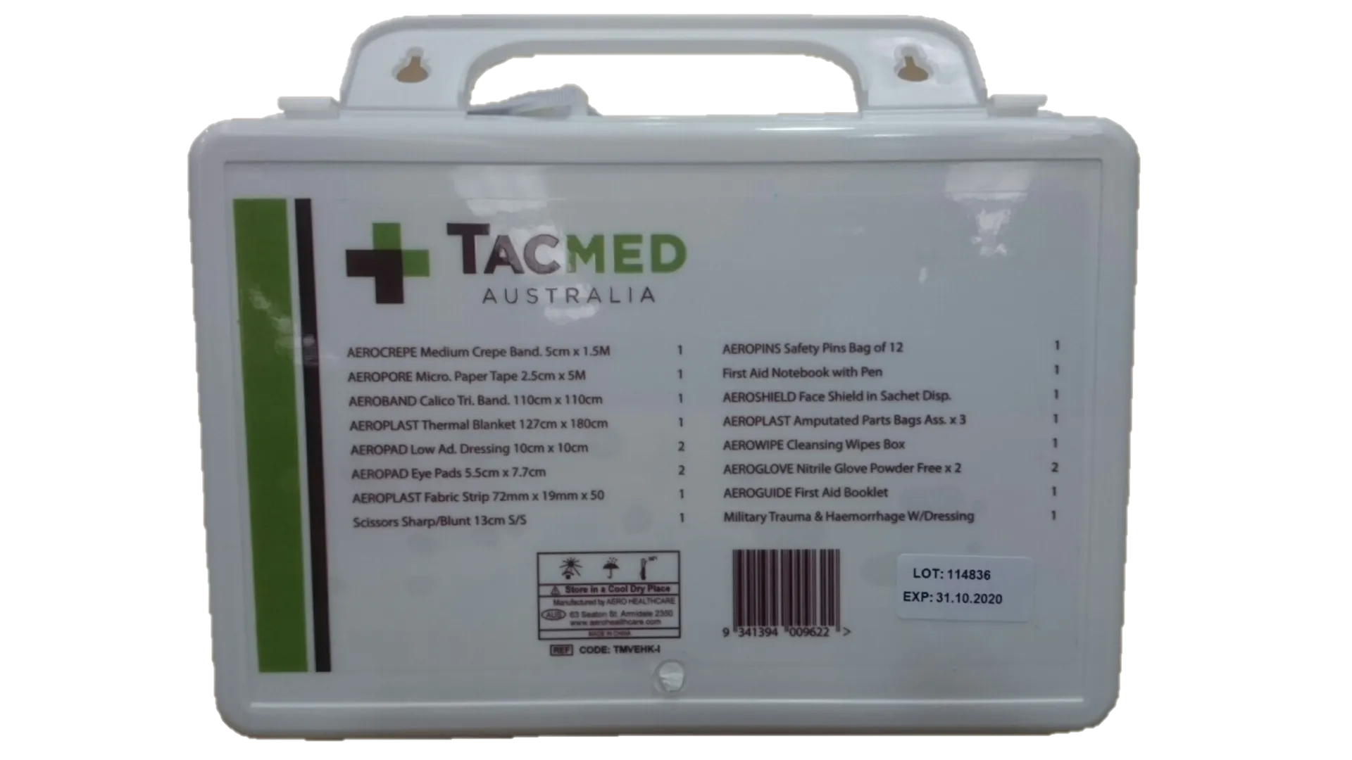 Tacmed Basic Vehicle First Aid Kit