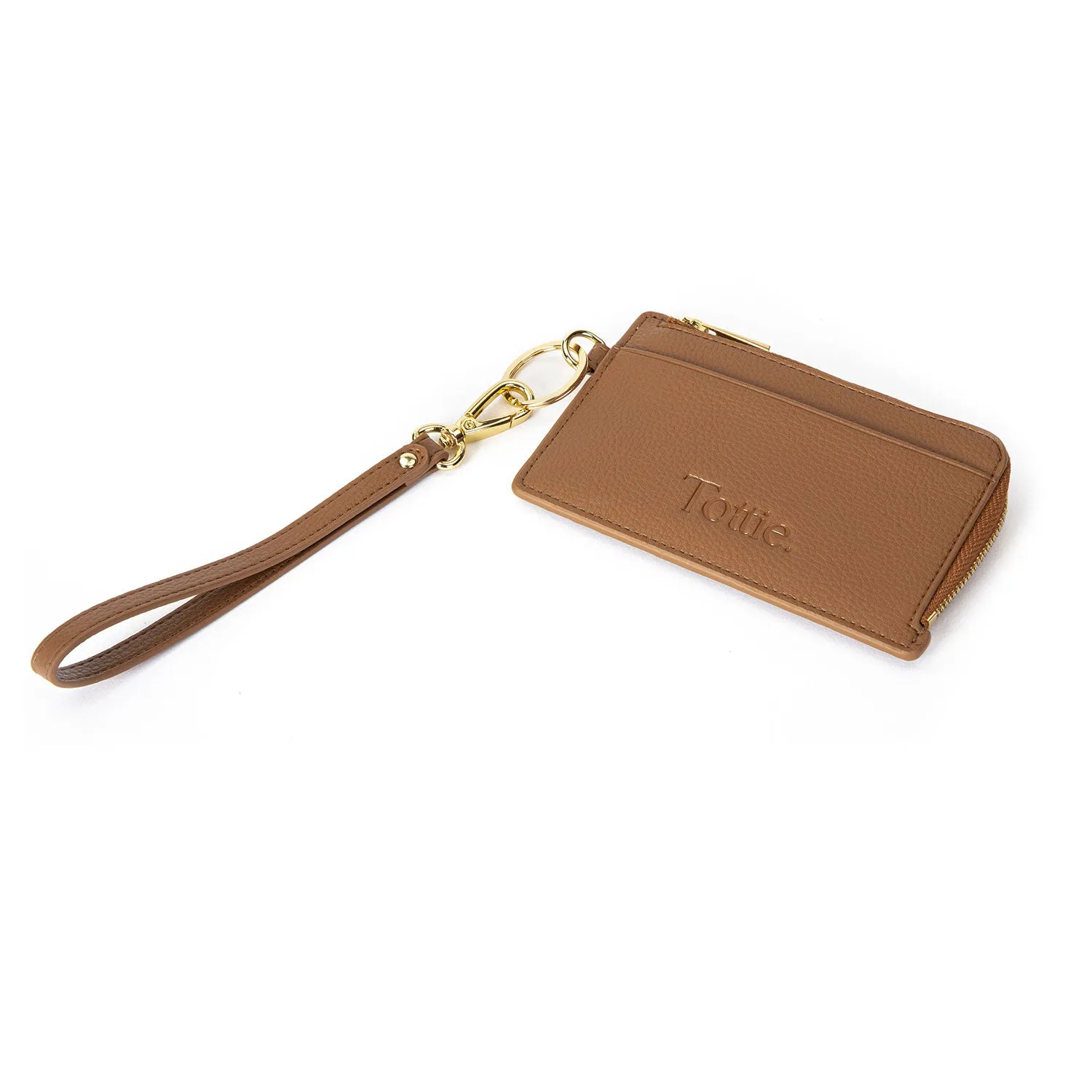 The Card Holder Wristlet Wallet (Tan)