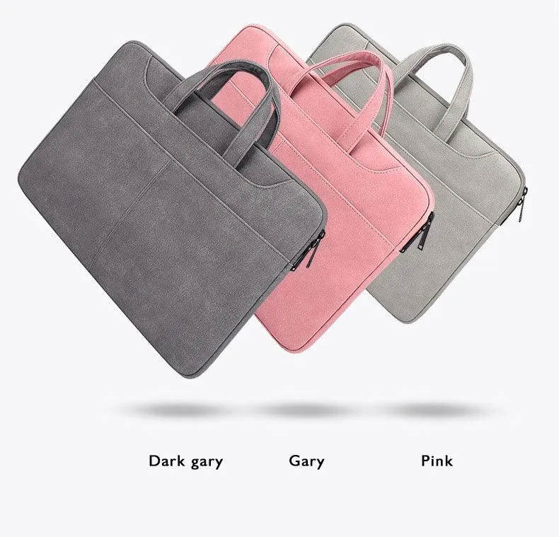 The Latest Sleek And Stylish Padded Inner Designed Shoulder Strap Laptop Bag- Pink