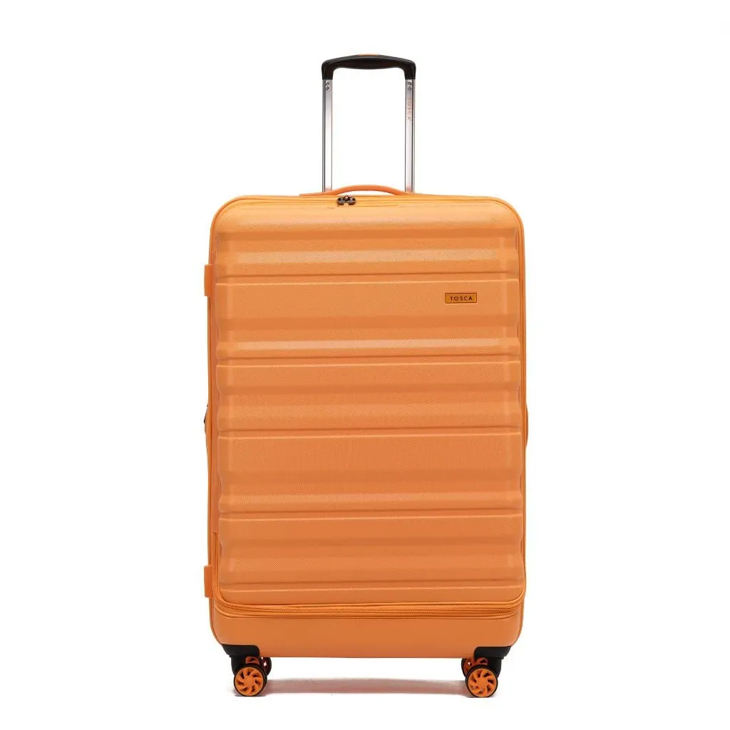 Tosca Sub Zero 2.0 3 Piece Hardsided Luggage Set - Orange