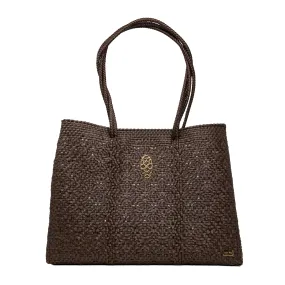 TRAVEL BROWN TOTE WITH CLUTCH