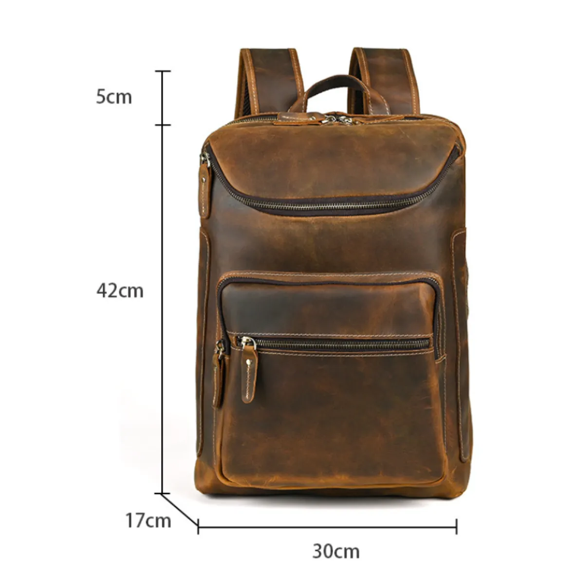 Travel Rucksack Laptop Backpack Bag for Men Leather Laptop Backpack Bag for Him Gift