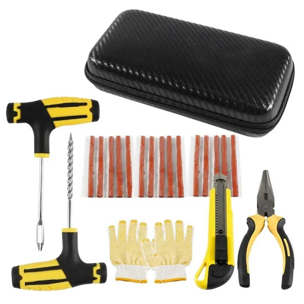 Ultimate Tubeless Tire Repair Kit for Trucks & Motorcycles: Professional-Grade Plug Set & Tools