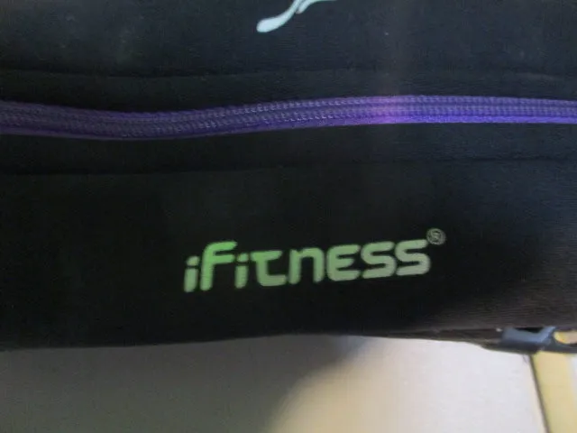 Used IFitness Black Waist Pack (Bottle Included)