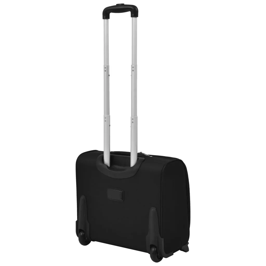 vidaXL Pilot Trolley Black