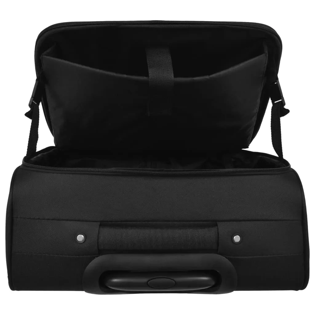 vidaXL Pilot Trolley Black