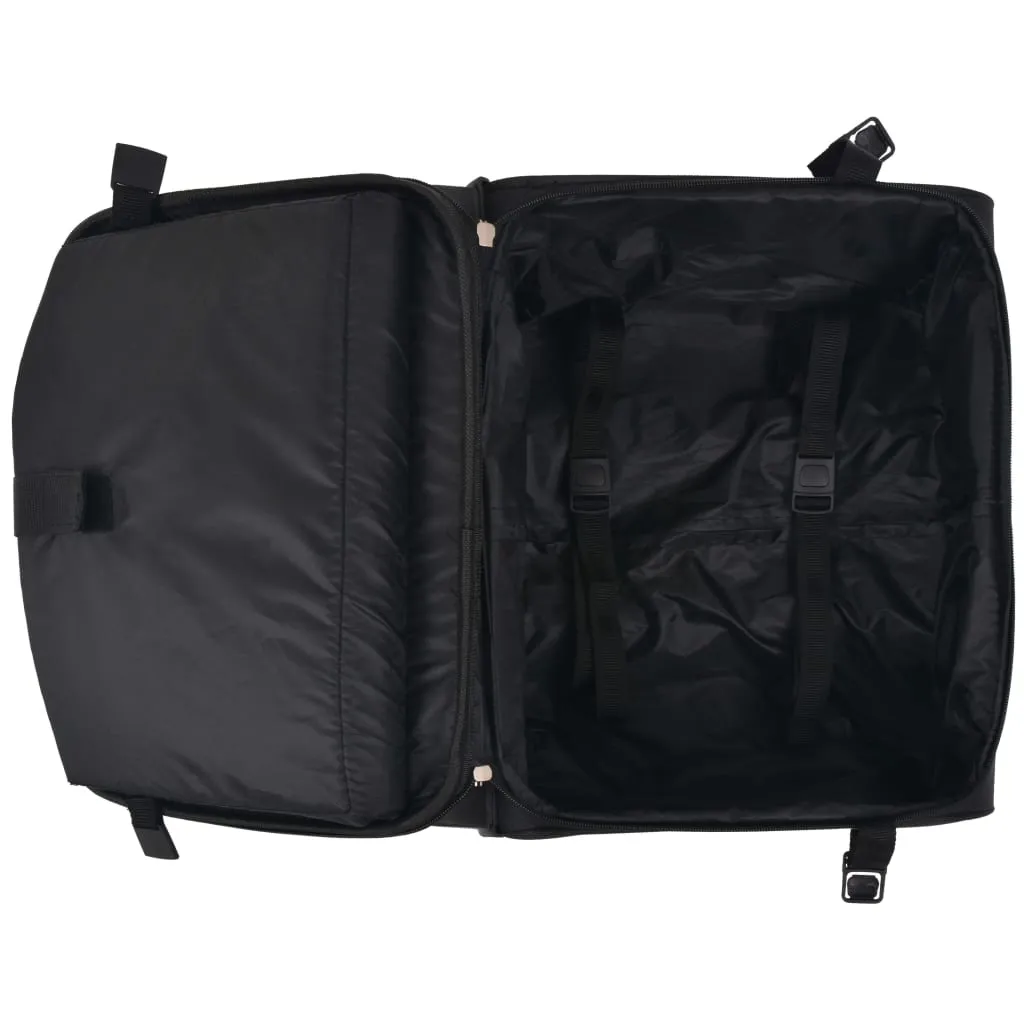 vidaXL Pilot Trolley Black