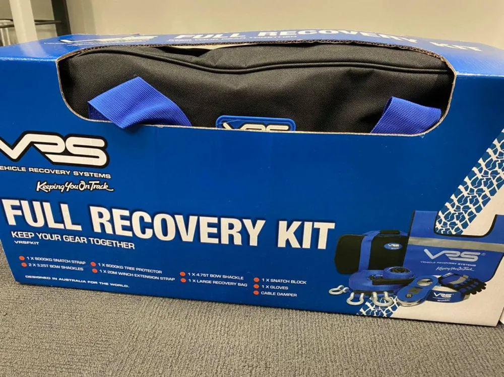 VRS Full 10-Piece 4x4 Recovery Kit & Carry Bag