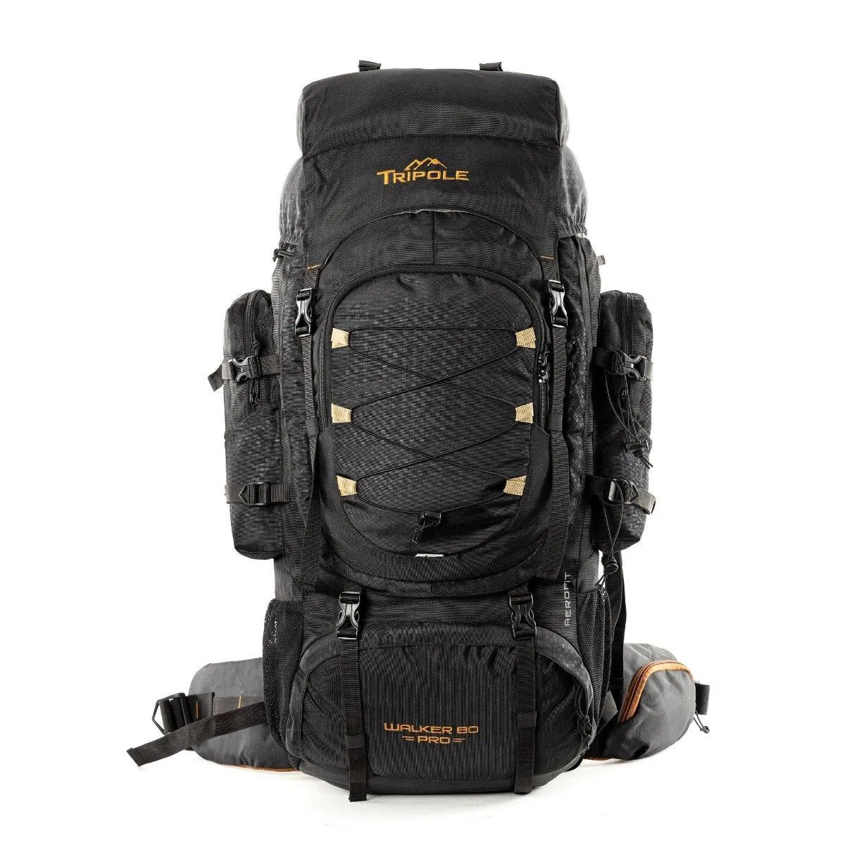 Walker Pro Trekking and Hiking Rucksack - 80 Litre - Black