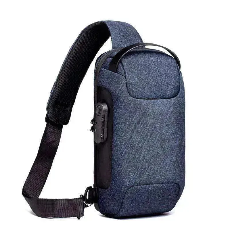 Waterproof USB Anti-theft Bag Oxford Sling