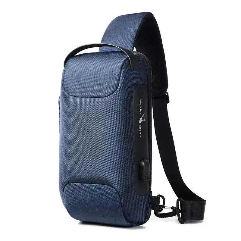 Waterproof USB Anti-theft Bag Oxford Sling