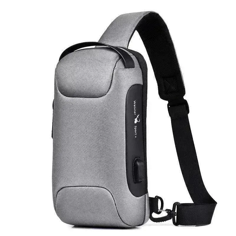 Waterproof USB Anti-theft Bag Oxford Sling