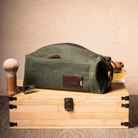 Waxed Canvas Dopp Kit - Personalized