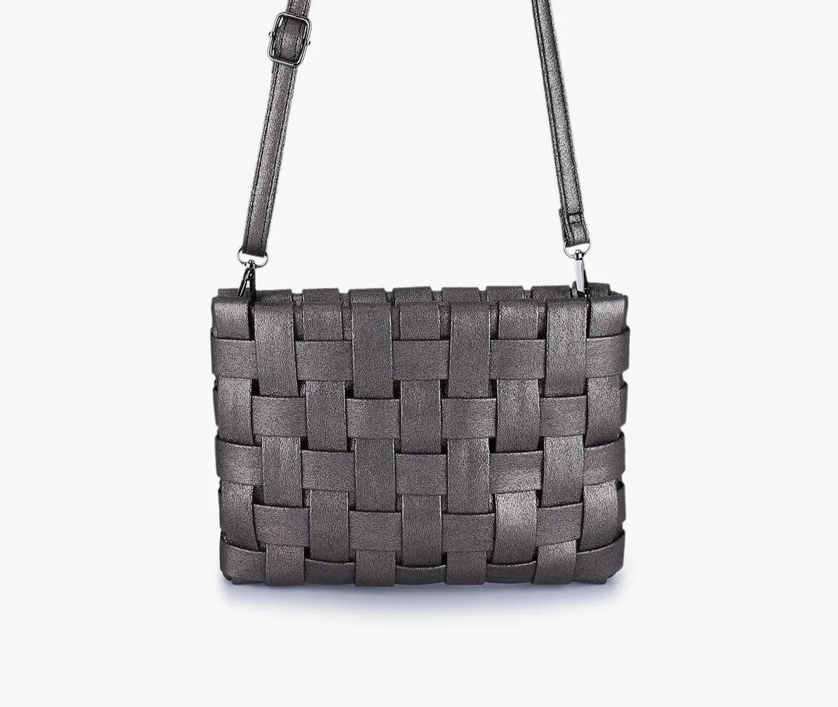 Woven clutch/crossbody