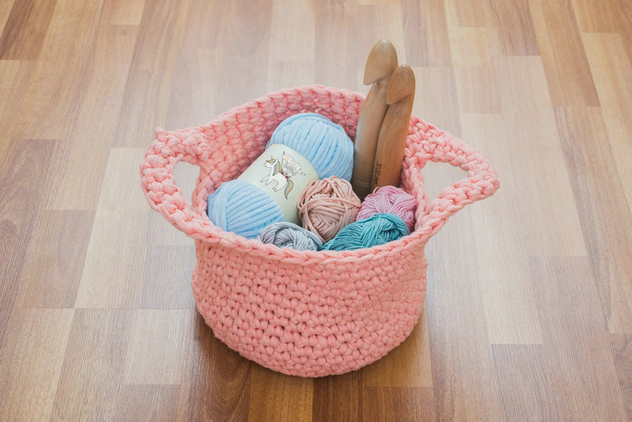 Yarn Basket Pattern & Kit