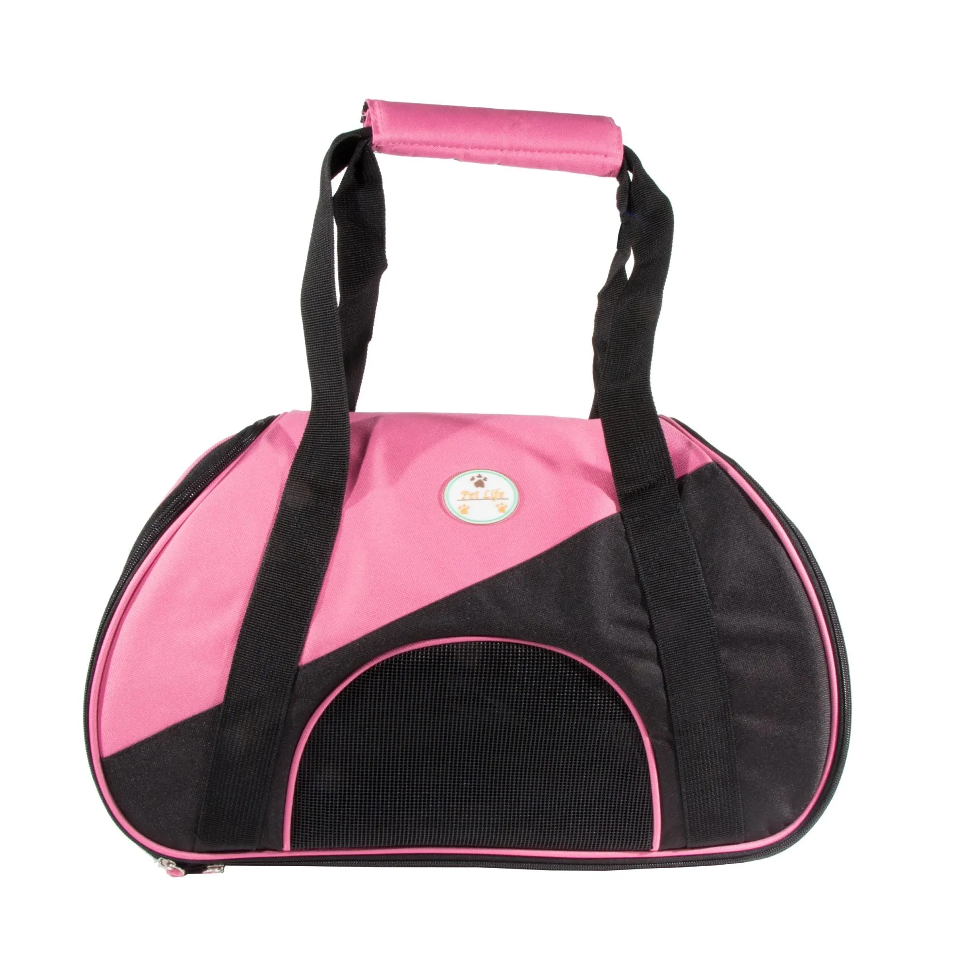 Zip-N-Go Contoured Airline Approved Pet Carrier - Pink